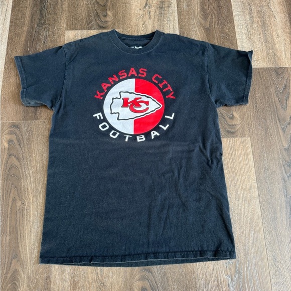 Nfl Team Other - Kansas City Chiefs Football Black T-Shirt, men’s size medium